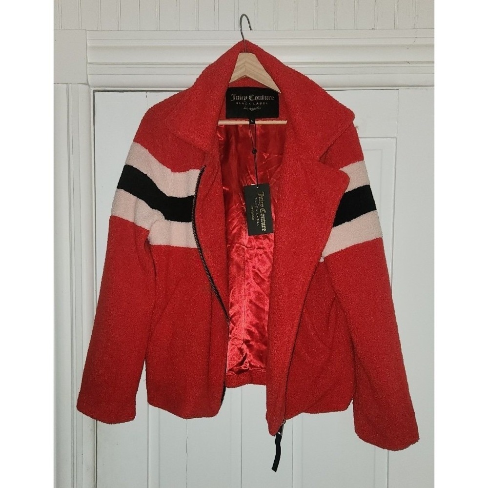 Juicy couture black label jacket L NWT